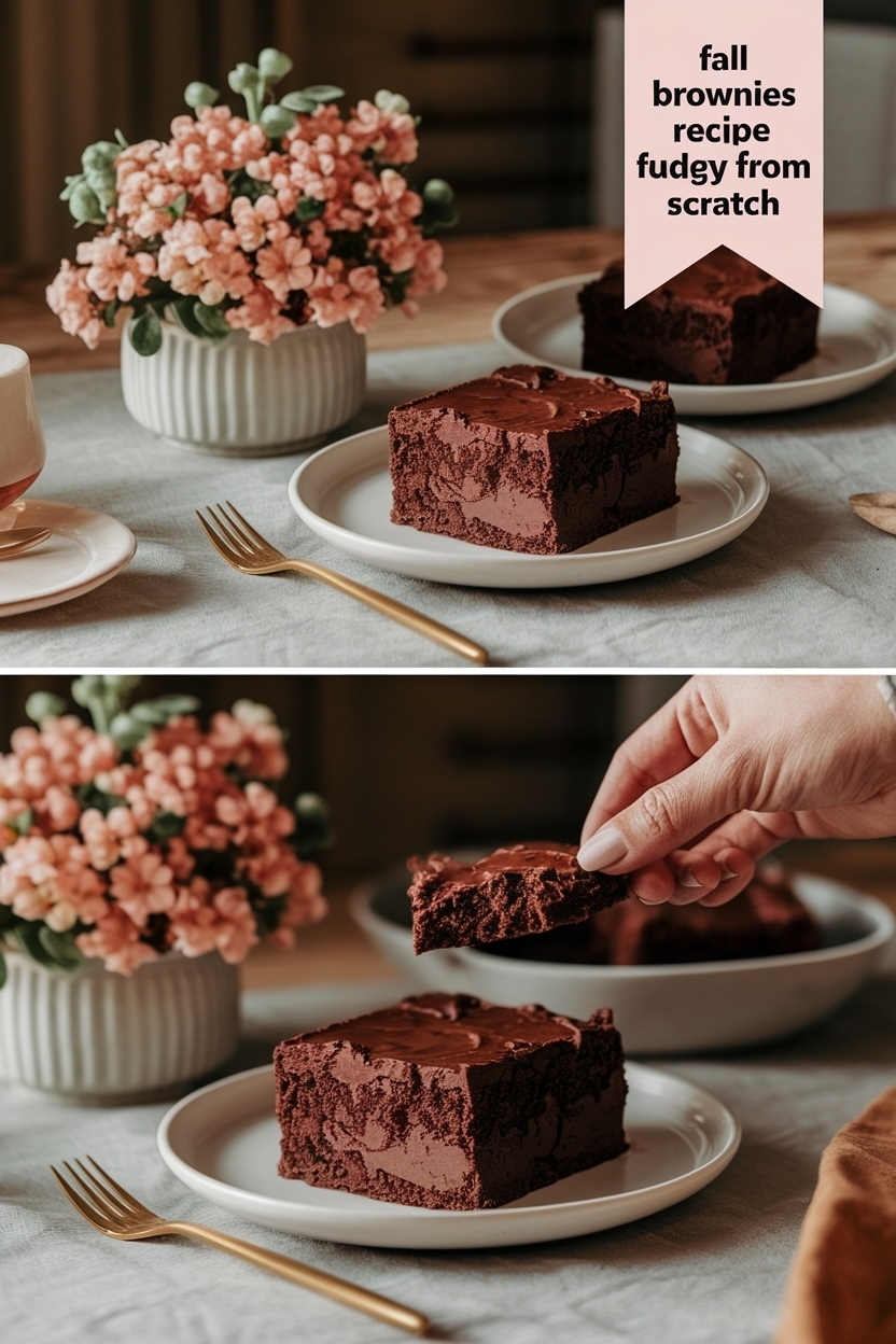 brownies recipe fudgy from scratch