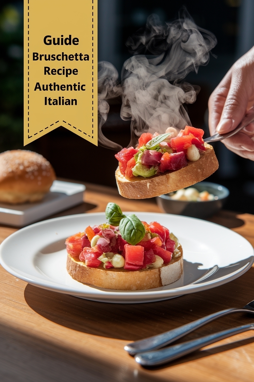 bruschetta recipe easy authentic italian