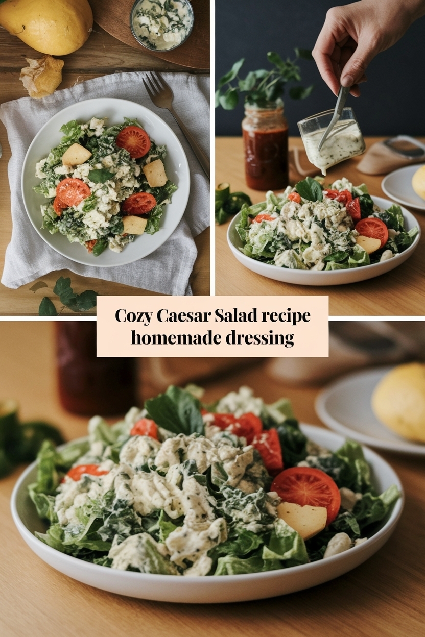caesar salad recipe homemade dressing