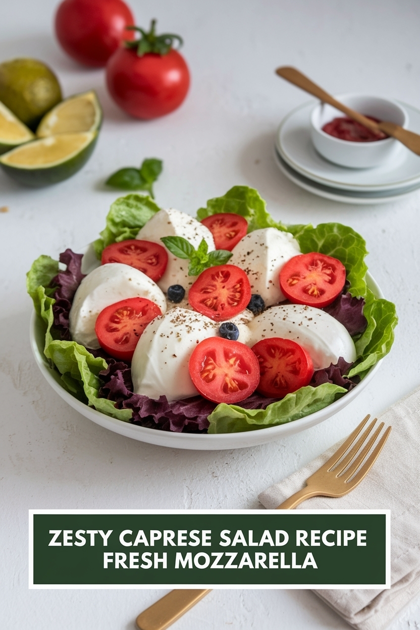 caprese salad recipe fresh mozzarella