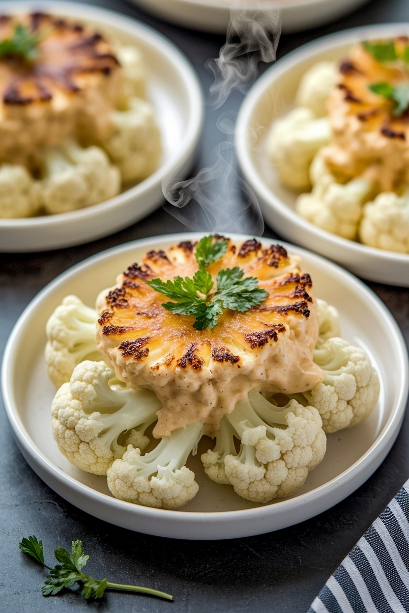 cauliflower au gratin recipe keto side