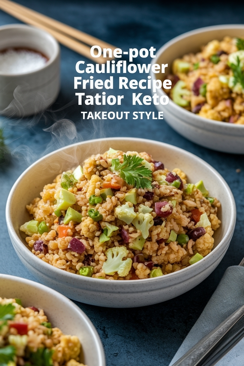 cauliflower fried rice recipe keto takeout style