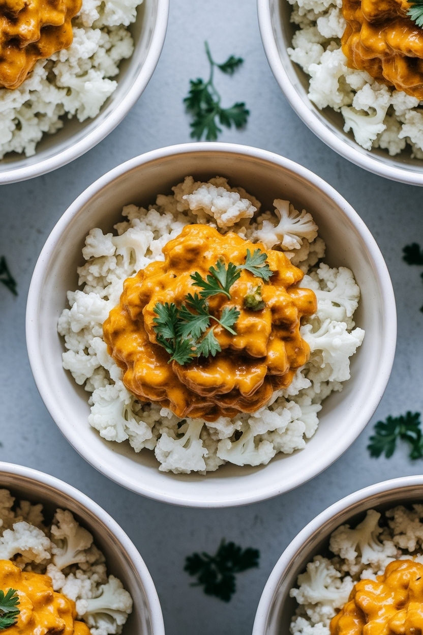 cauliflower rice meal prep recipe low carb