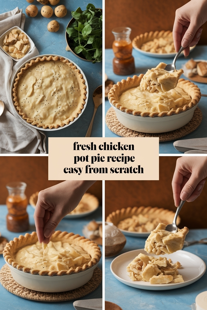 chicken pot pie recipe easy from scratch