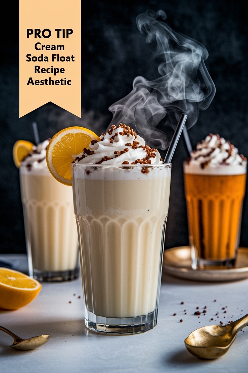 cream soda float recipe aesthetic