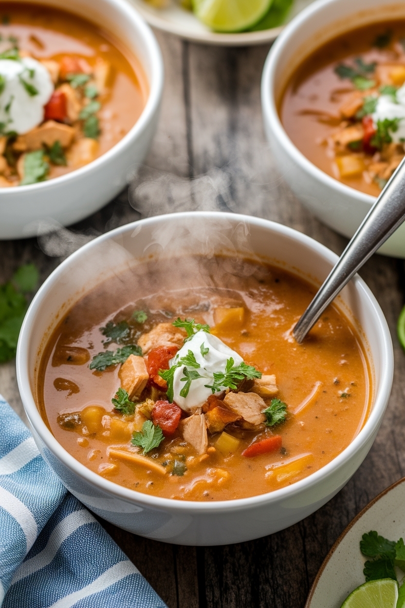 crockpot chicken tortilla soup recipe easy