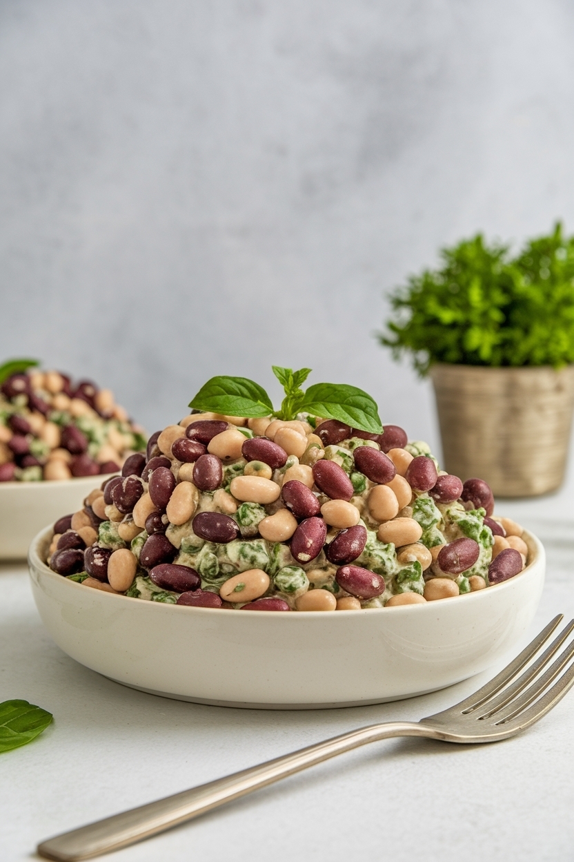 dense bean salad recipe viral tiktok