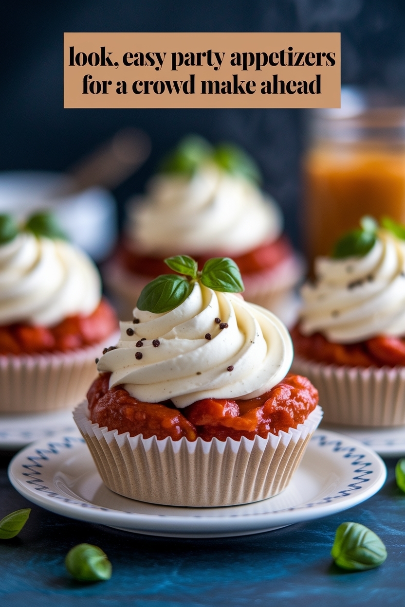 easy party appetizers for a crowd make ahead