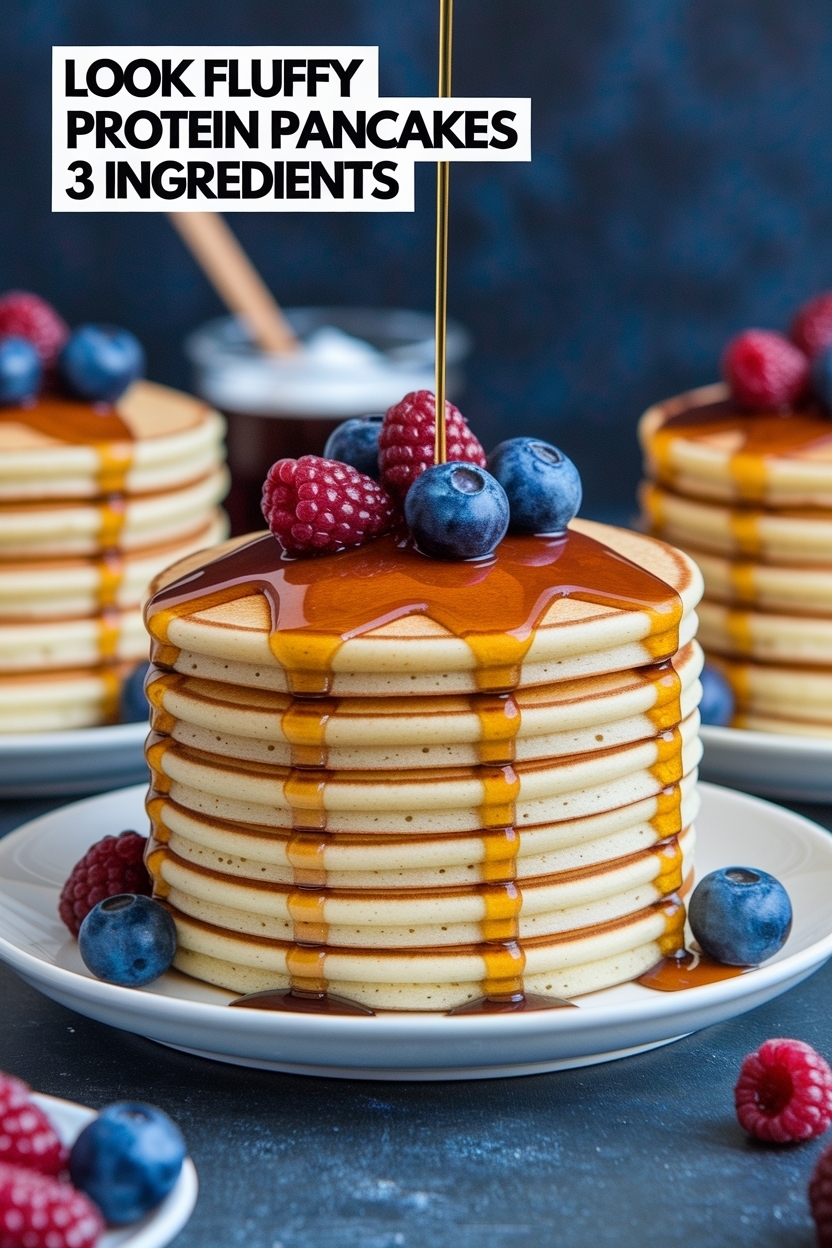 fluffy protein pancakes 3 ingredients