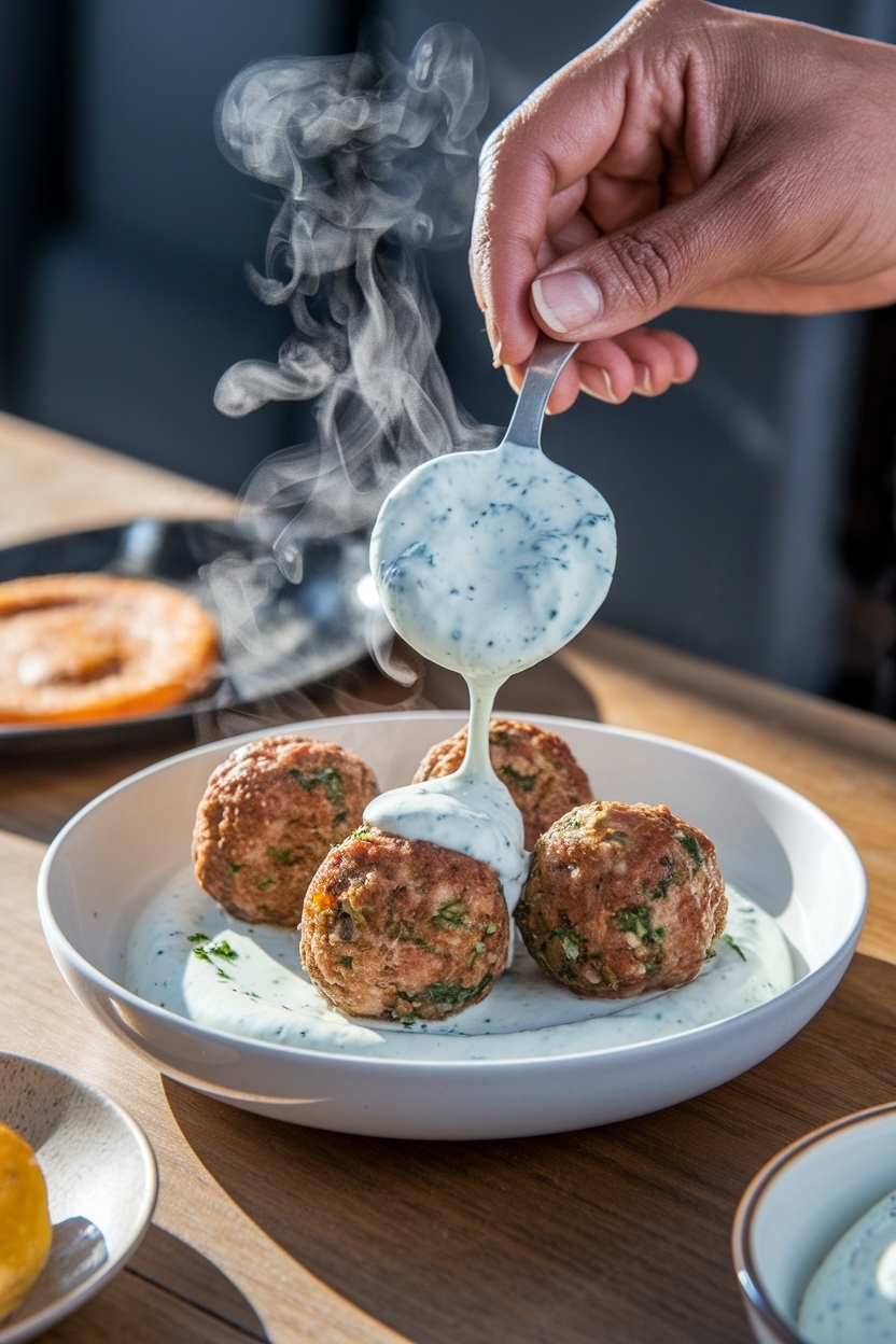 greek meatballs recipe tzatziki sauce
