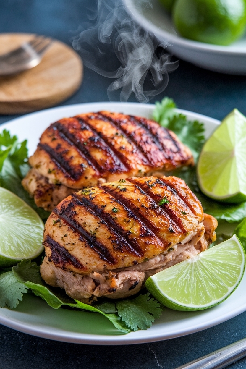 grilled chicken thighs cilantro lime