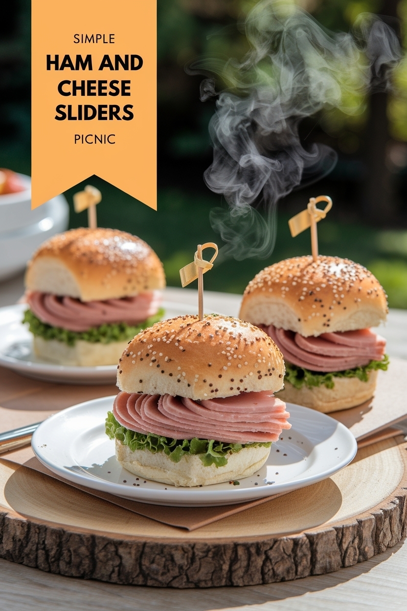 ham and cheese sliders picnic