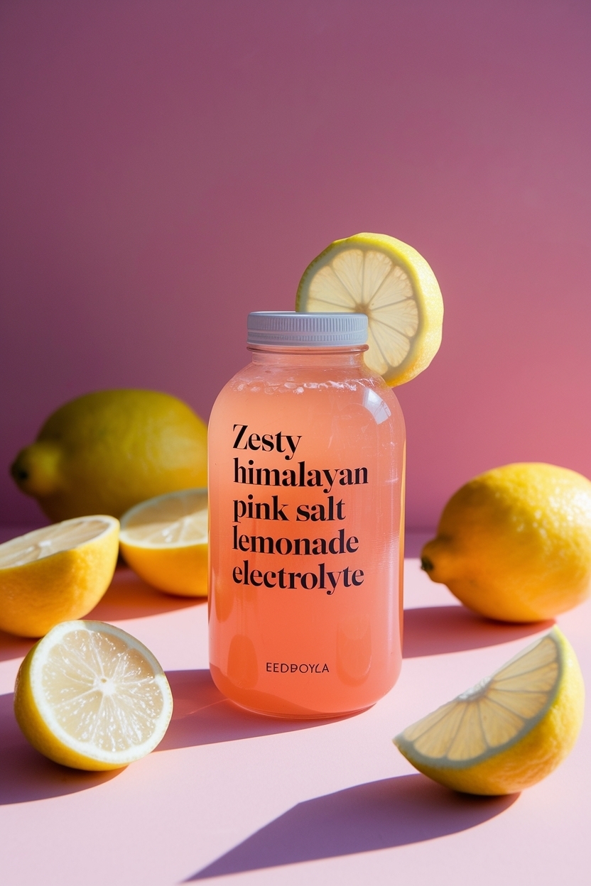 himalayan pink salt lemonade electrolyte