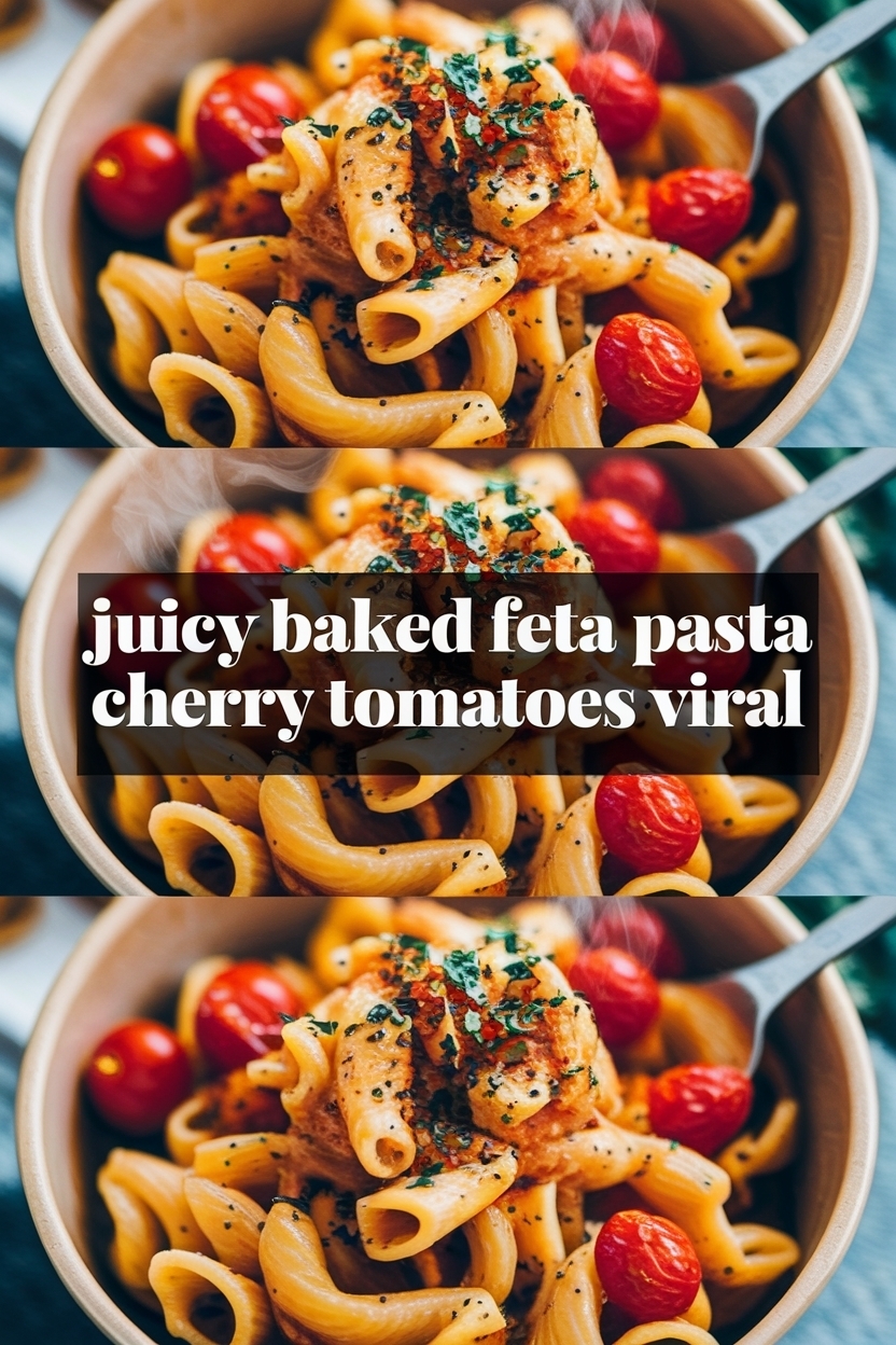 baked feta pasta cherry tomatoes viral