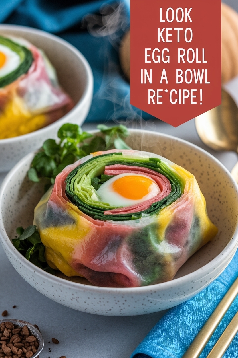 keto egg roll in a bowl recipe
