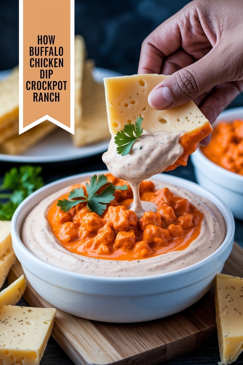 buffalo chicken dip crockpot ranch