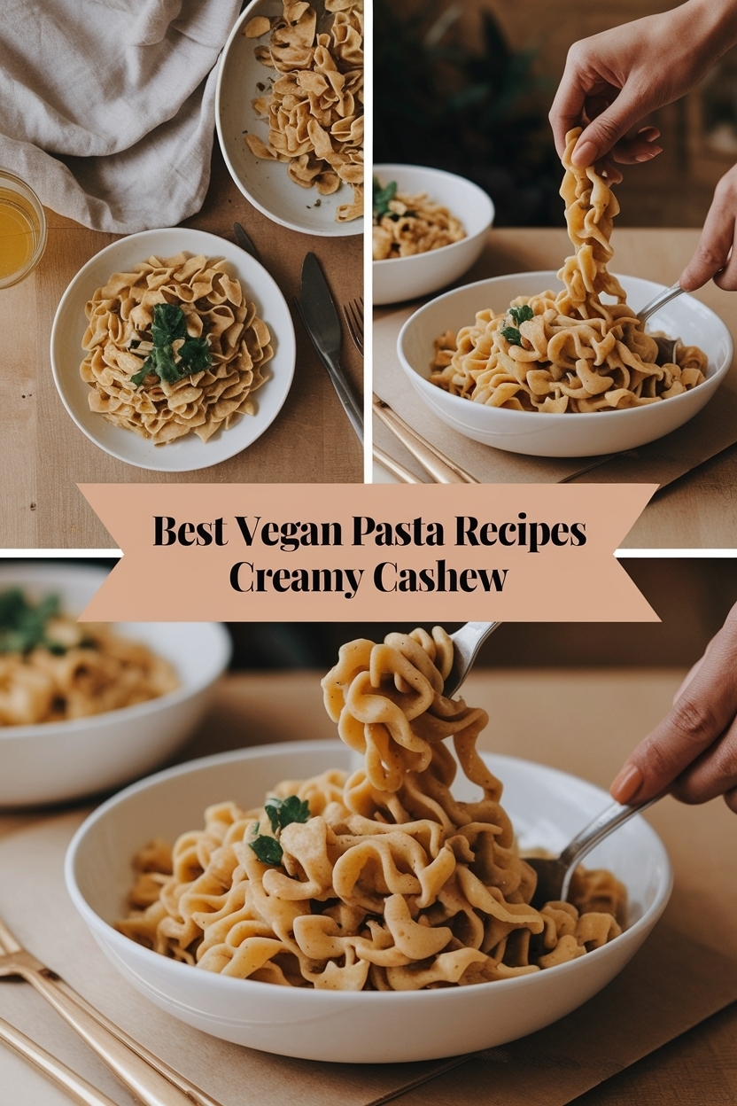 vegan pasta recipes creamy cashew - Extra Photo