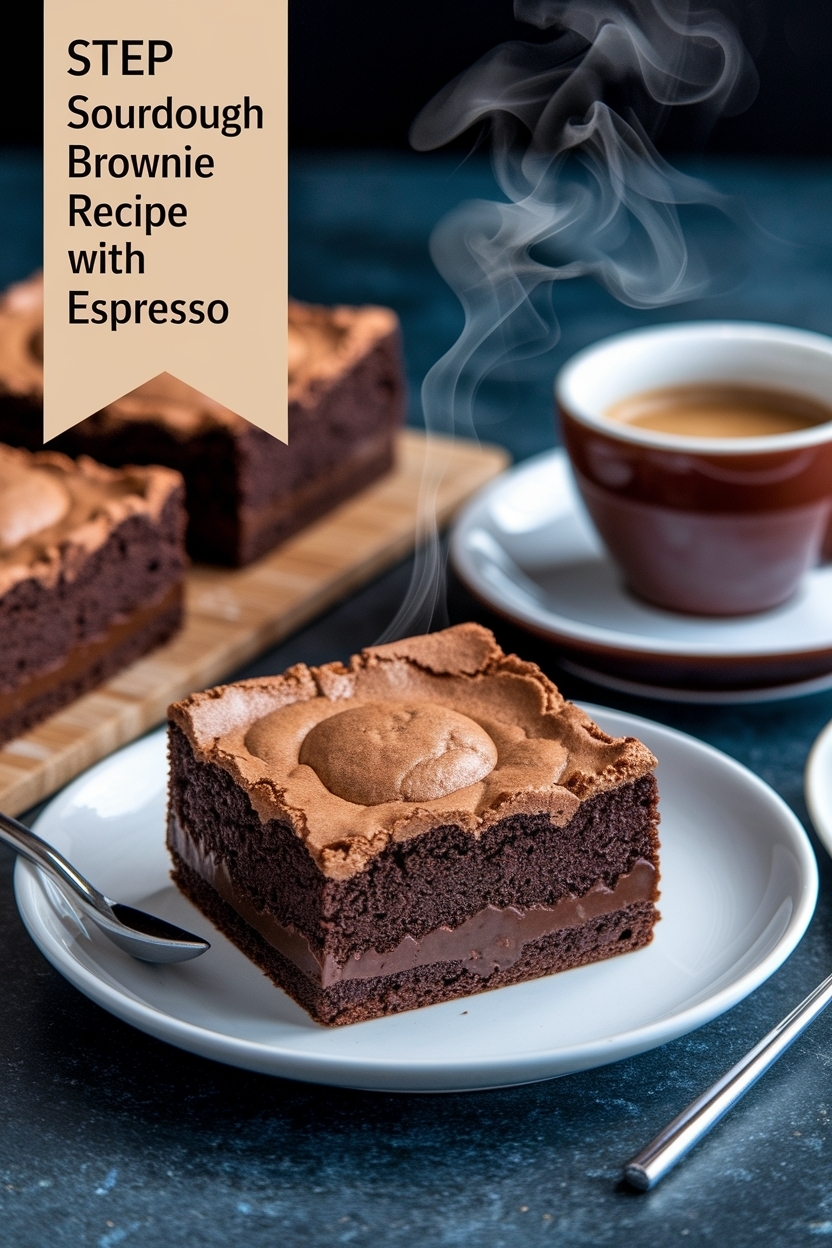 sourdough brownie recipe with espresso