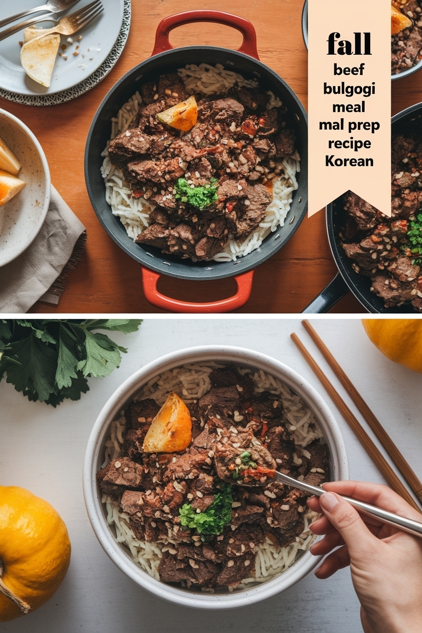 beef bulgogi meal prep recipe korean