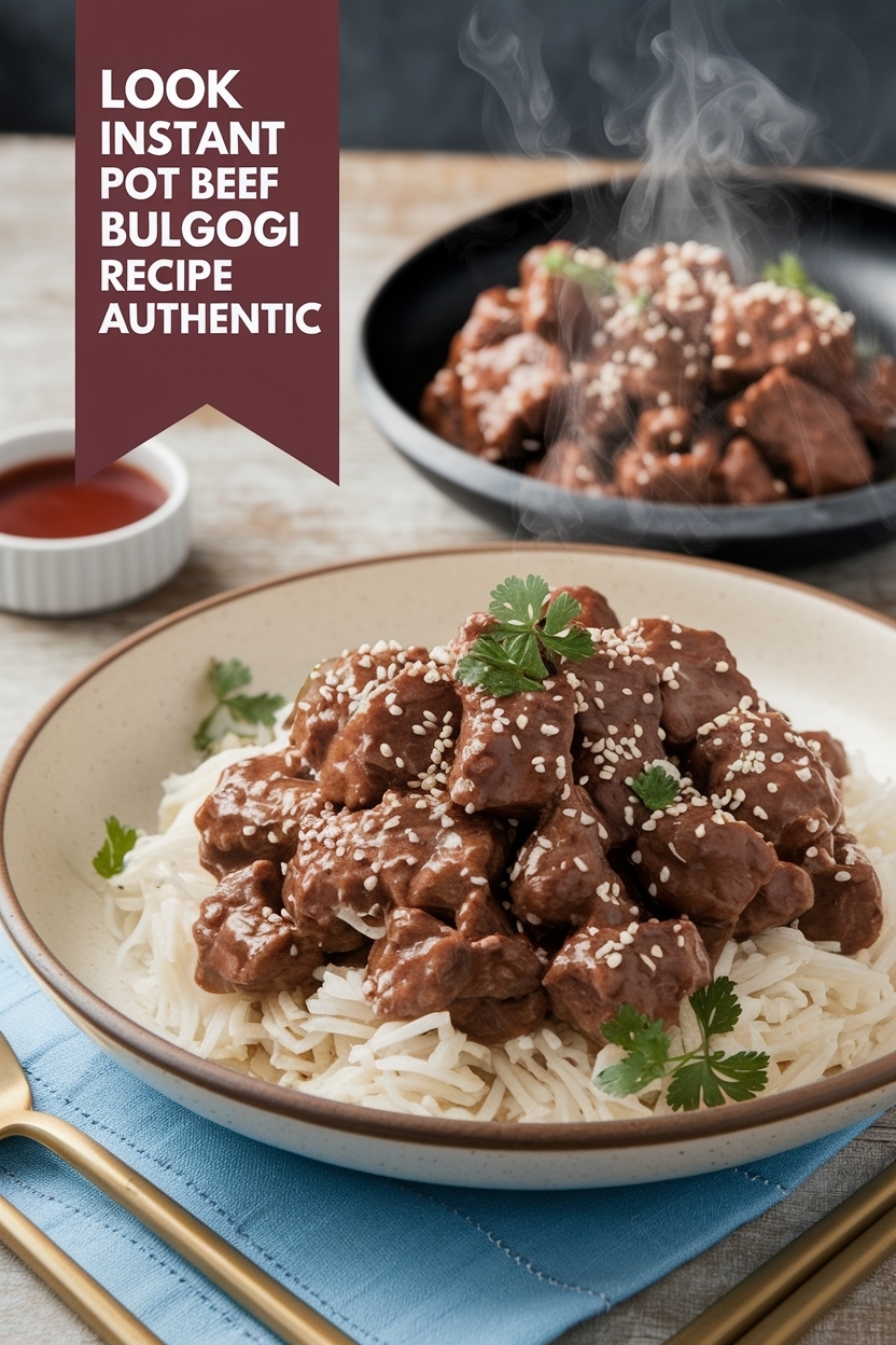 instant pot beef bulgogi recipe authentic