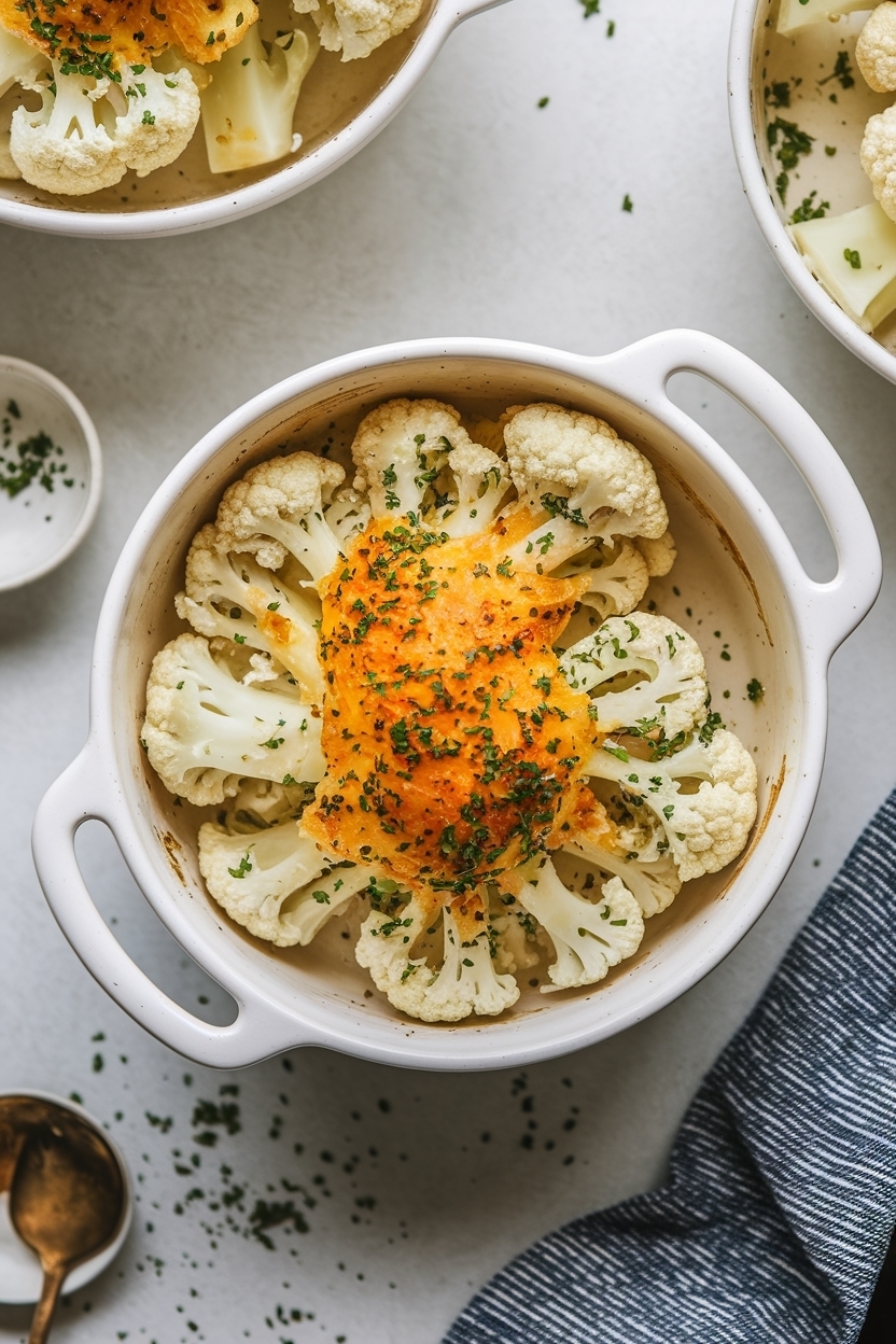 cauliflower au gratin recipe keto side