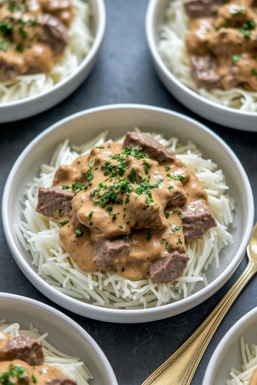 low carb beef stroganoff recipe easy