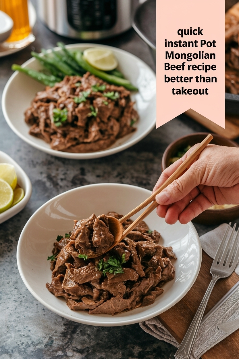 instant pot mongolian beef recipe better than takeout