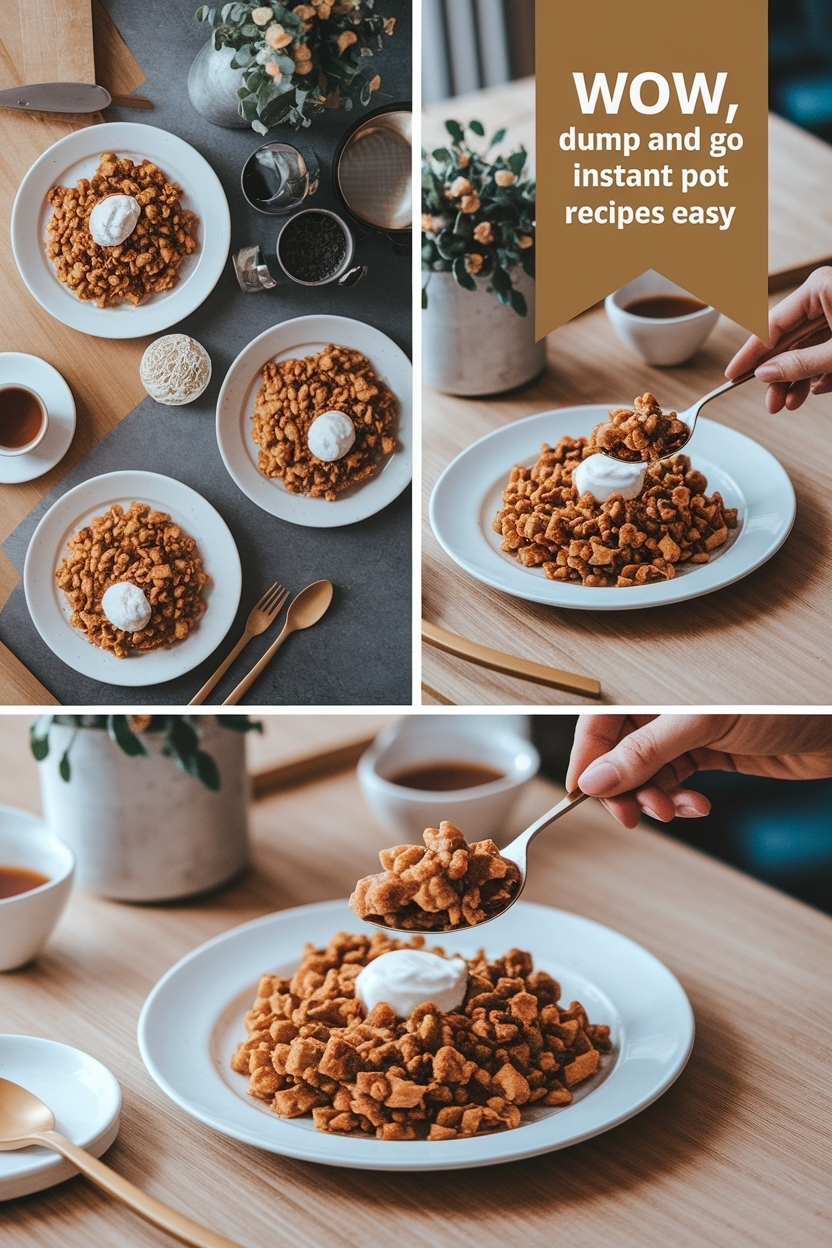 dump and go instant pot recipes easy