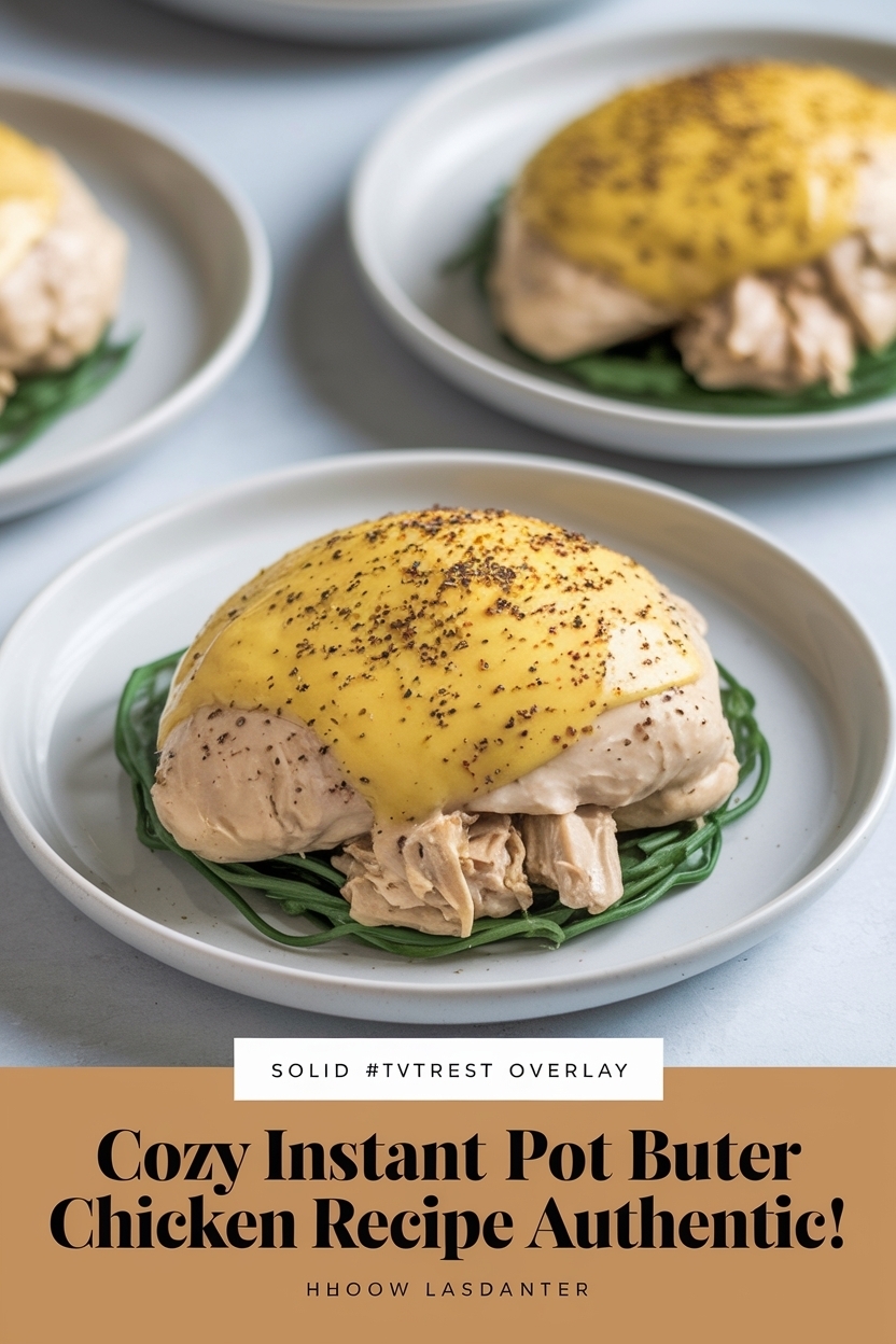 instant pot butter chicken recipe authentic