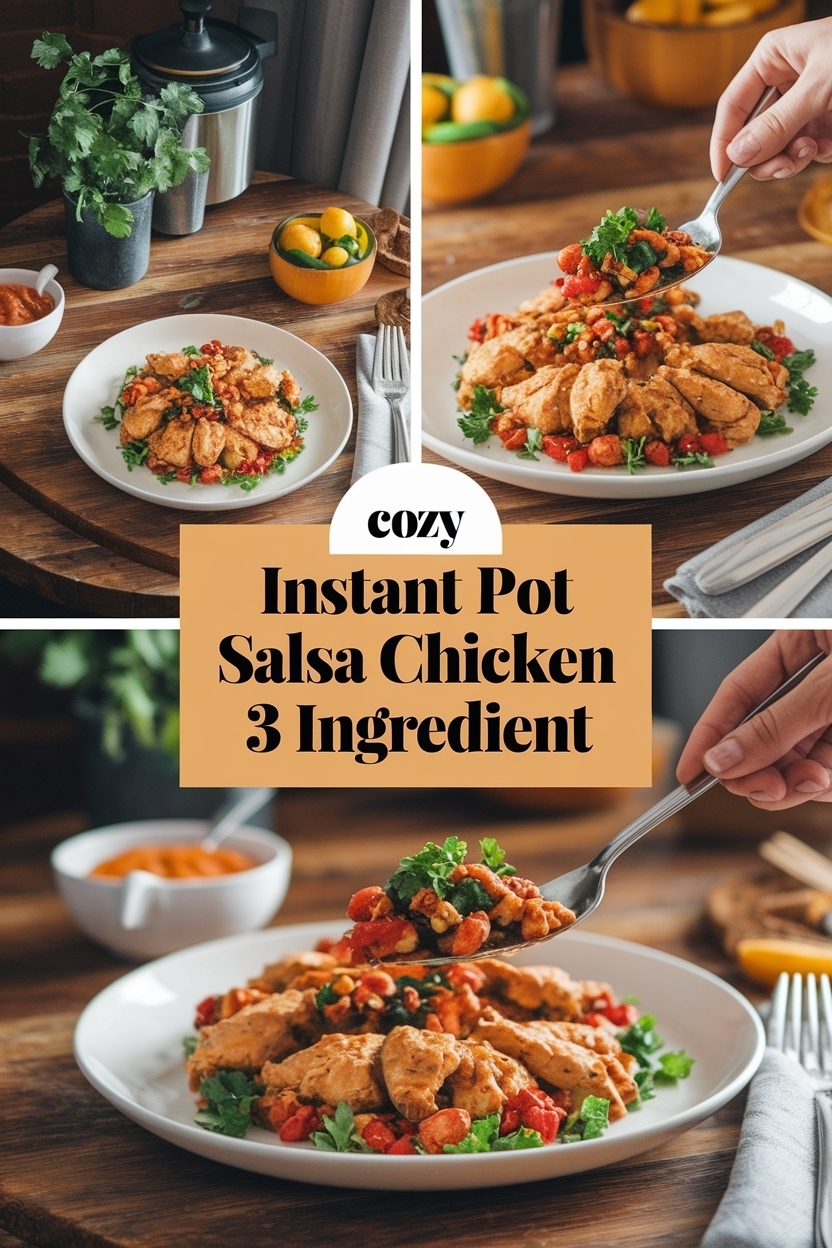 instant pot salsa chicken recipe 3 ingredient