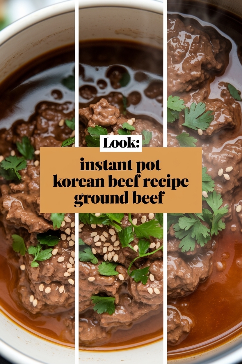 instant pot korean beef recipe ground beef