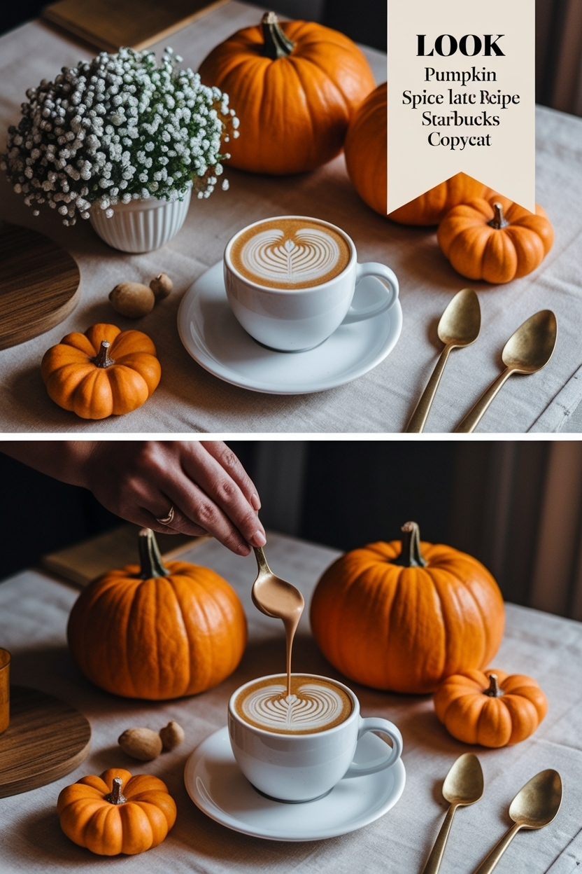 pumpkin spice latte recipe starbucks copycat