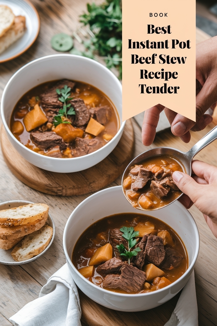 instant pot beef stew recipe tender