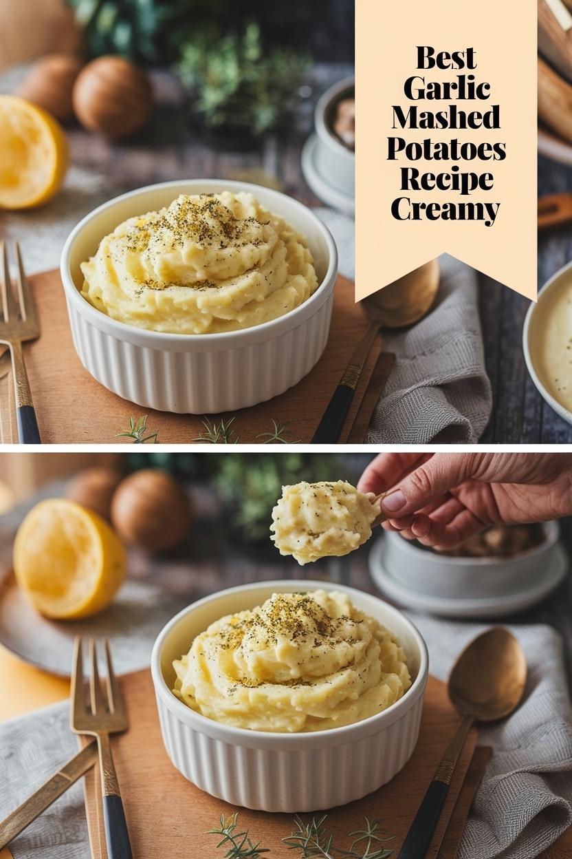 garlic mashed potatoes recipe creamy