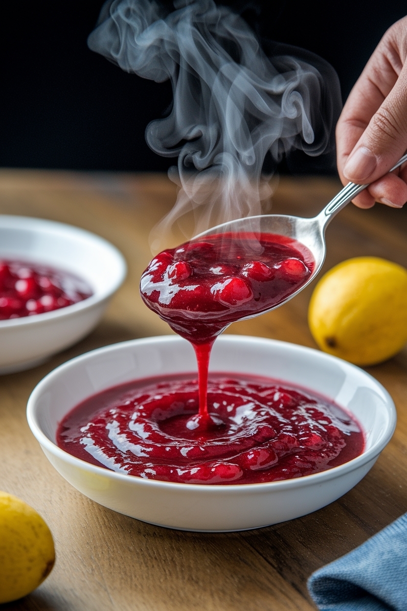 cranberry sauce recipe homemade fresh