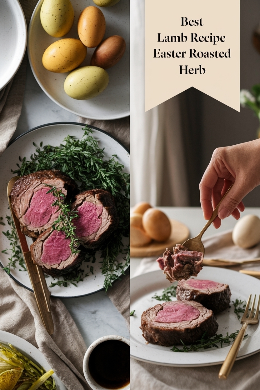 lamb recipe easter roasted herb