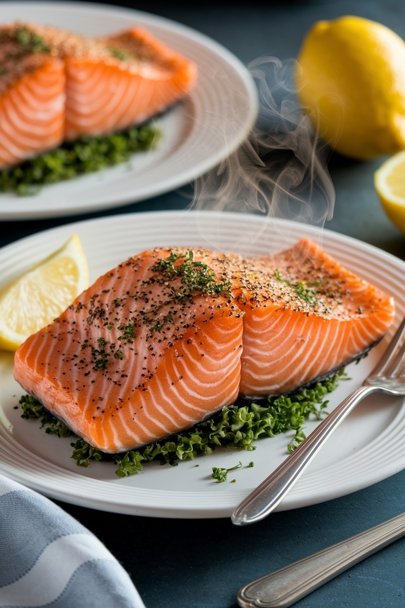 baked salmon recipe with lemon garlic
