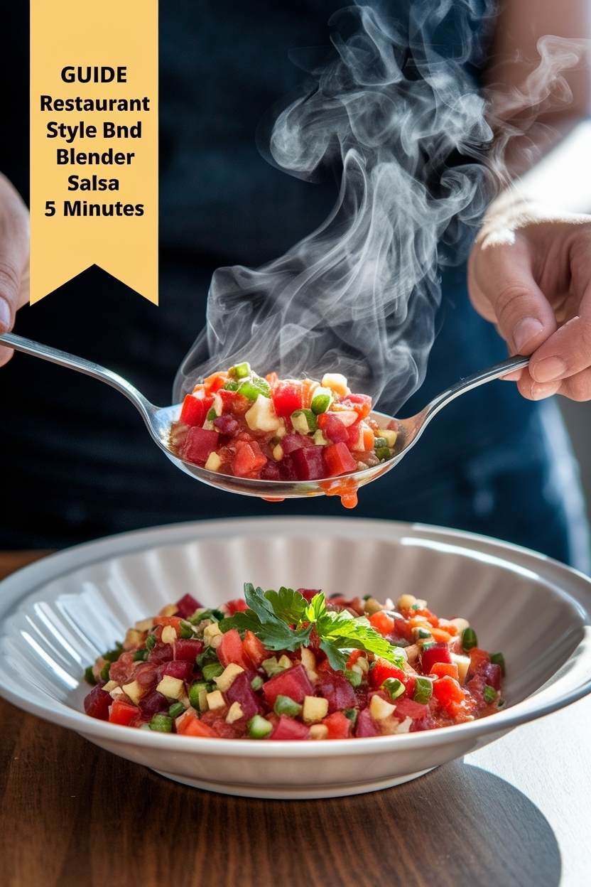 restaurant style blender salsa 5 minutes