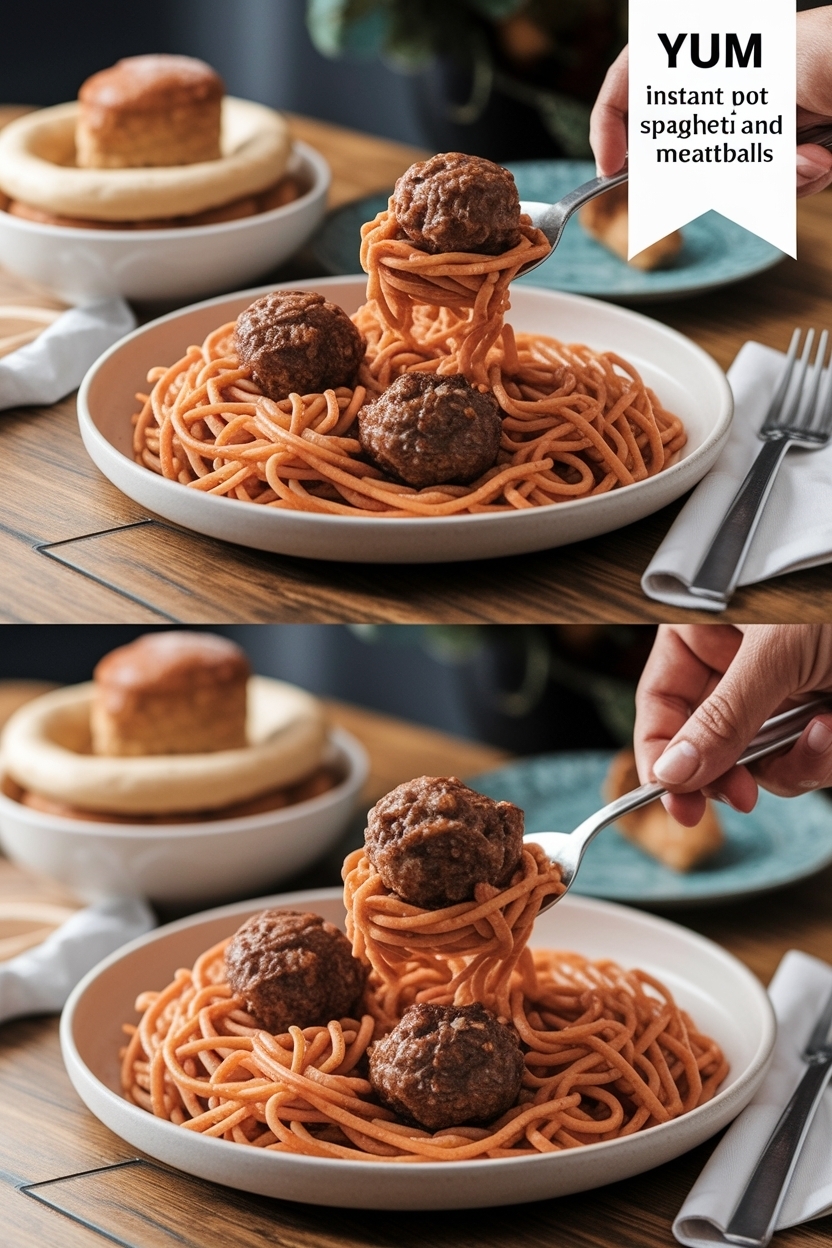 instant pot spaghetti and meatballs