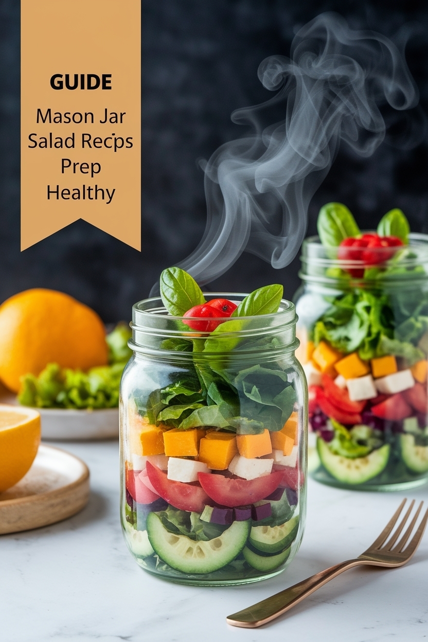 mason jar salad recipes meal prep healthy