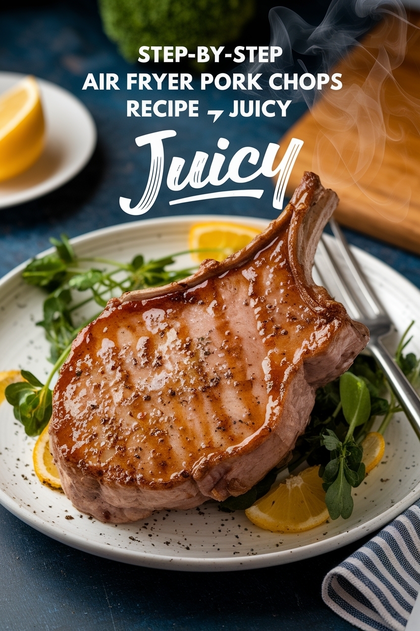 air fryer pork chops recipe juicy