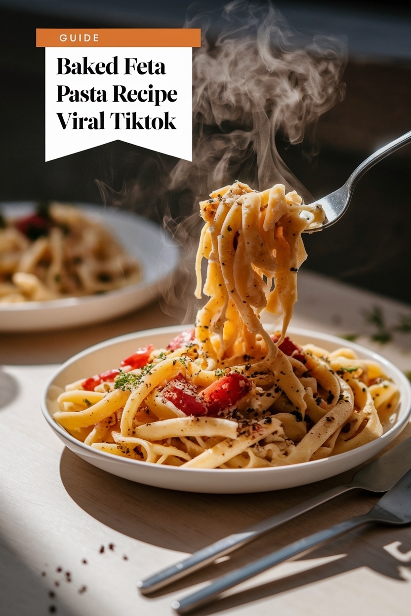 baked feta pasta recipe viral tiktok