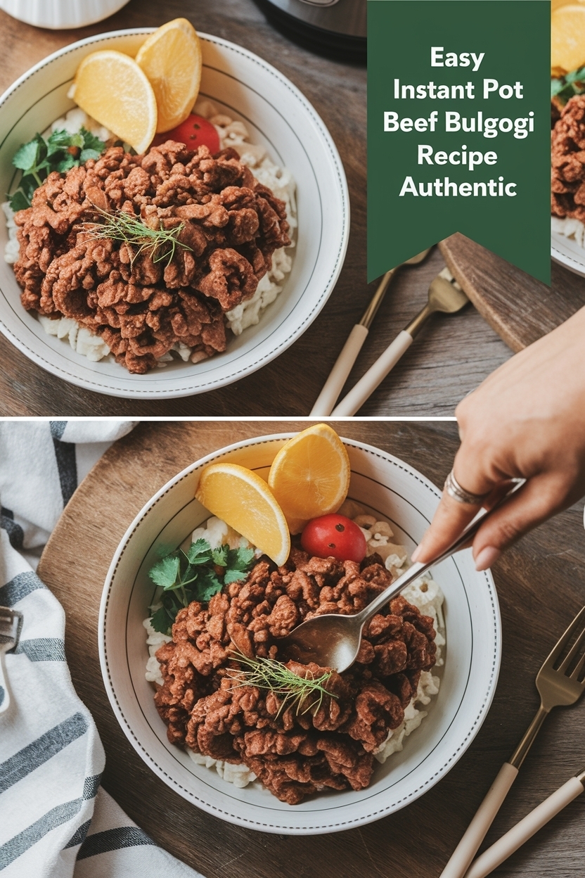 instant pot beef bulgogi recipe authentic