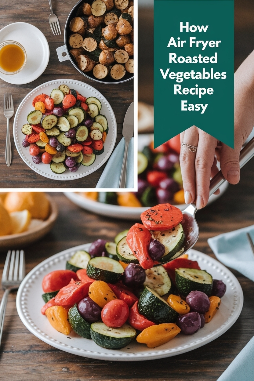 air fryer roasted vegetables recipe easy
