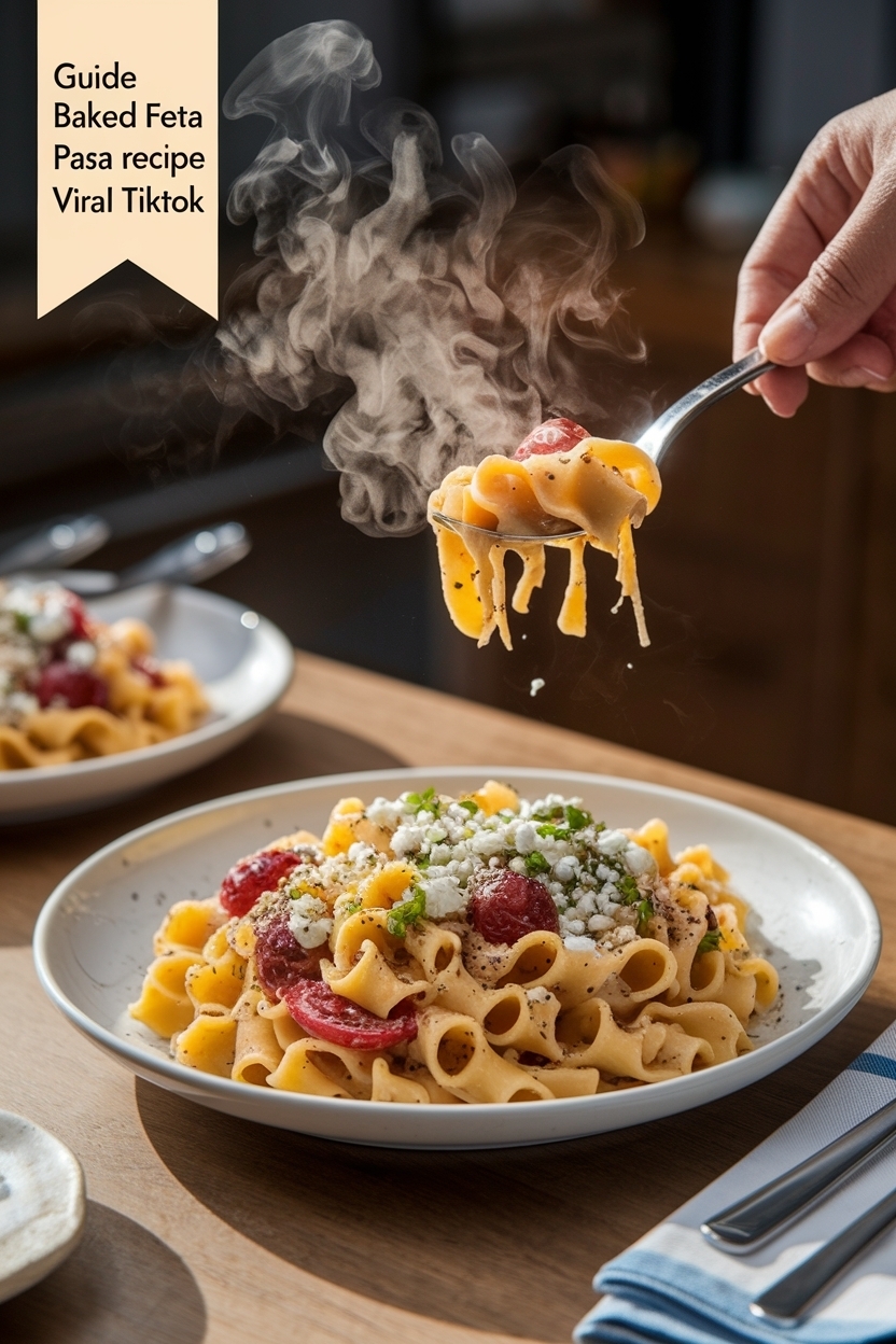 baked feta pasta recipe viral tiktok