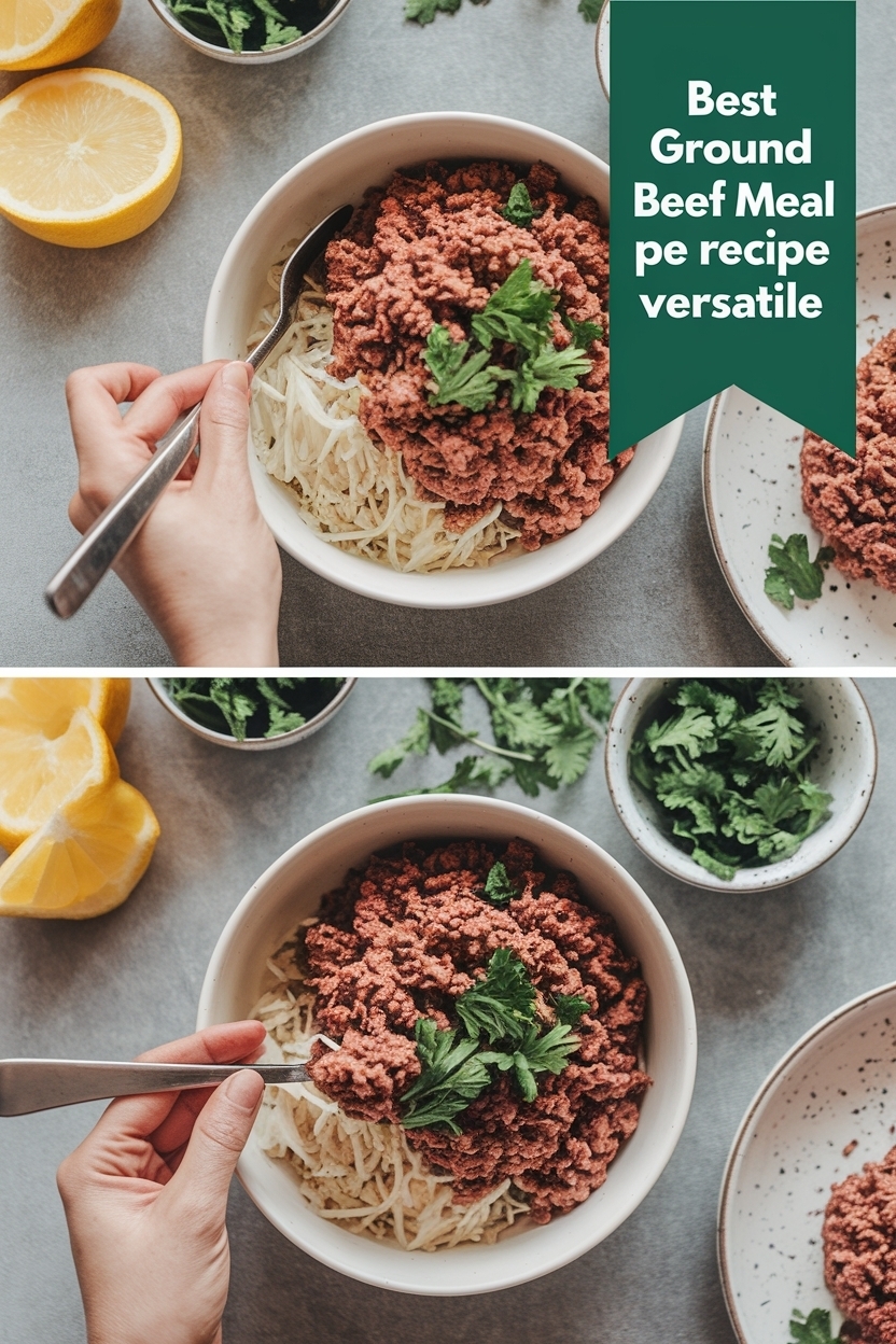 ground beef meal prep recipe versatile