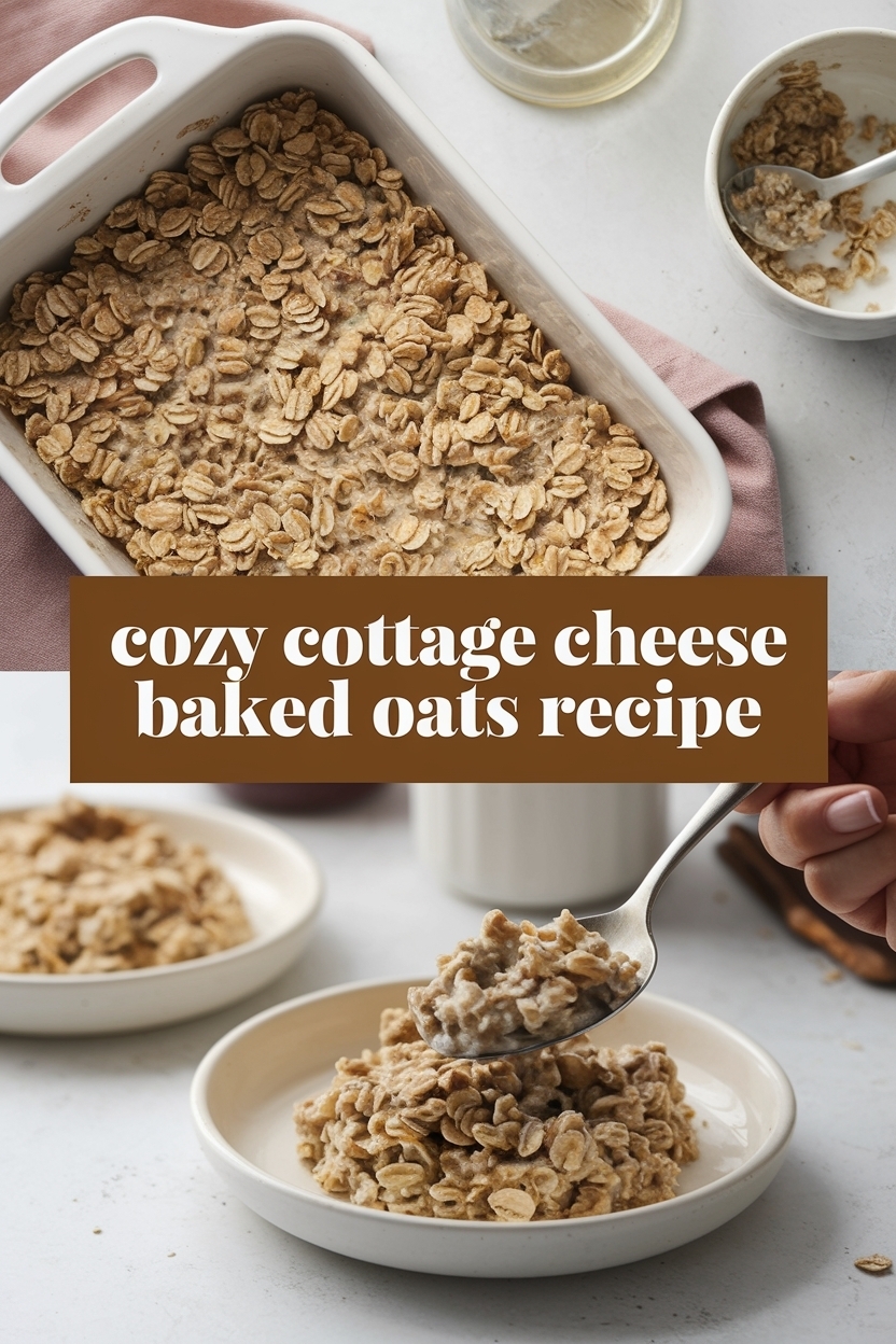 cottage cheese baked oats recipe