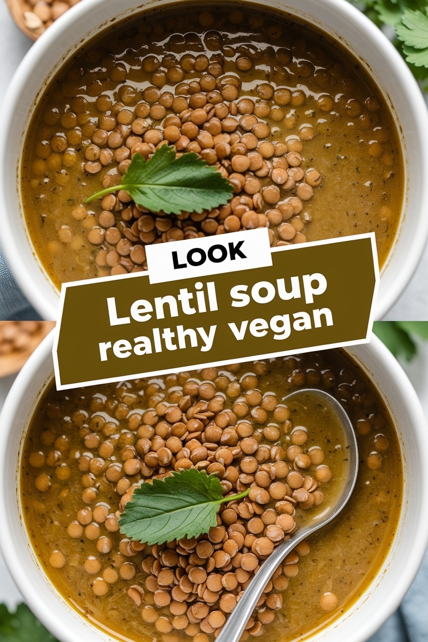 lentil soup recipe healthy vegan