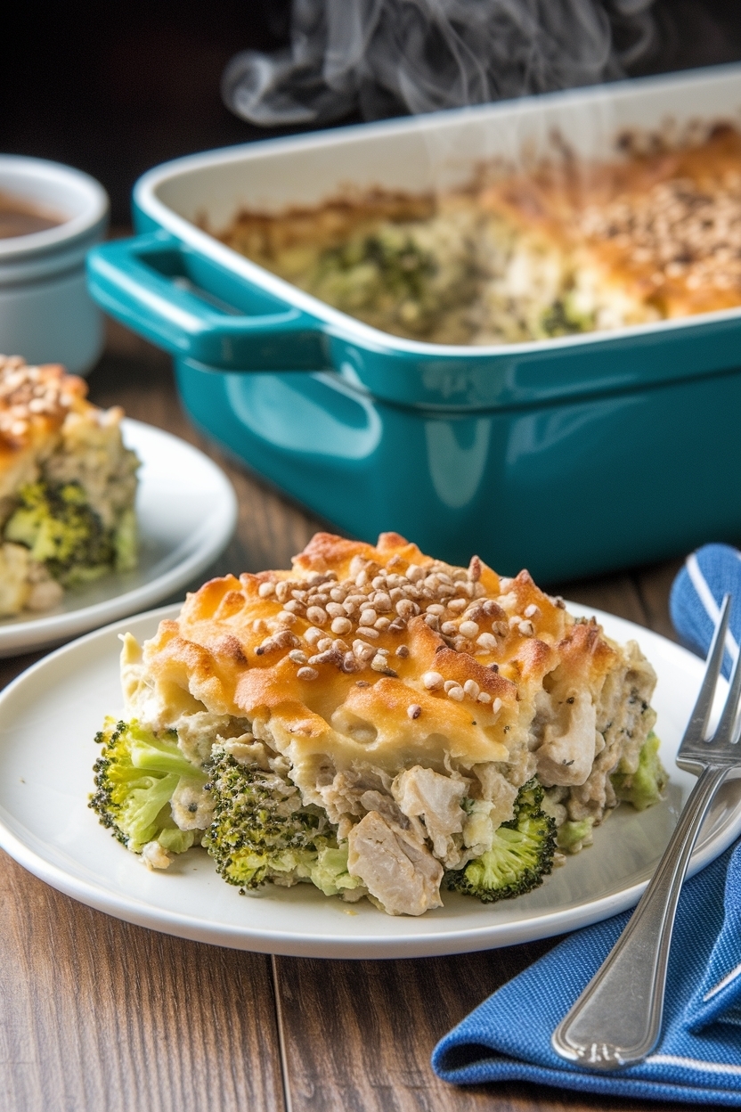 chicken broccoli casserole recipe healthy