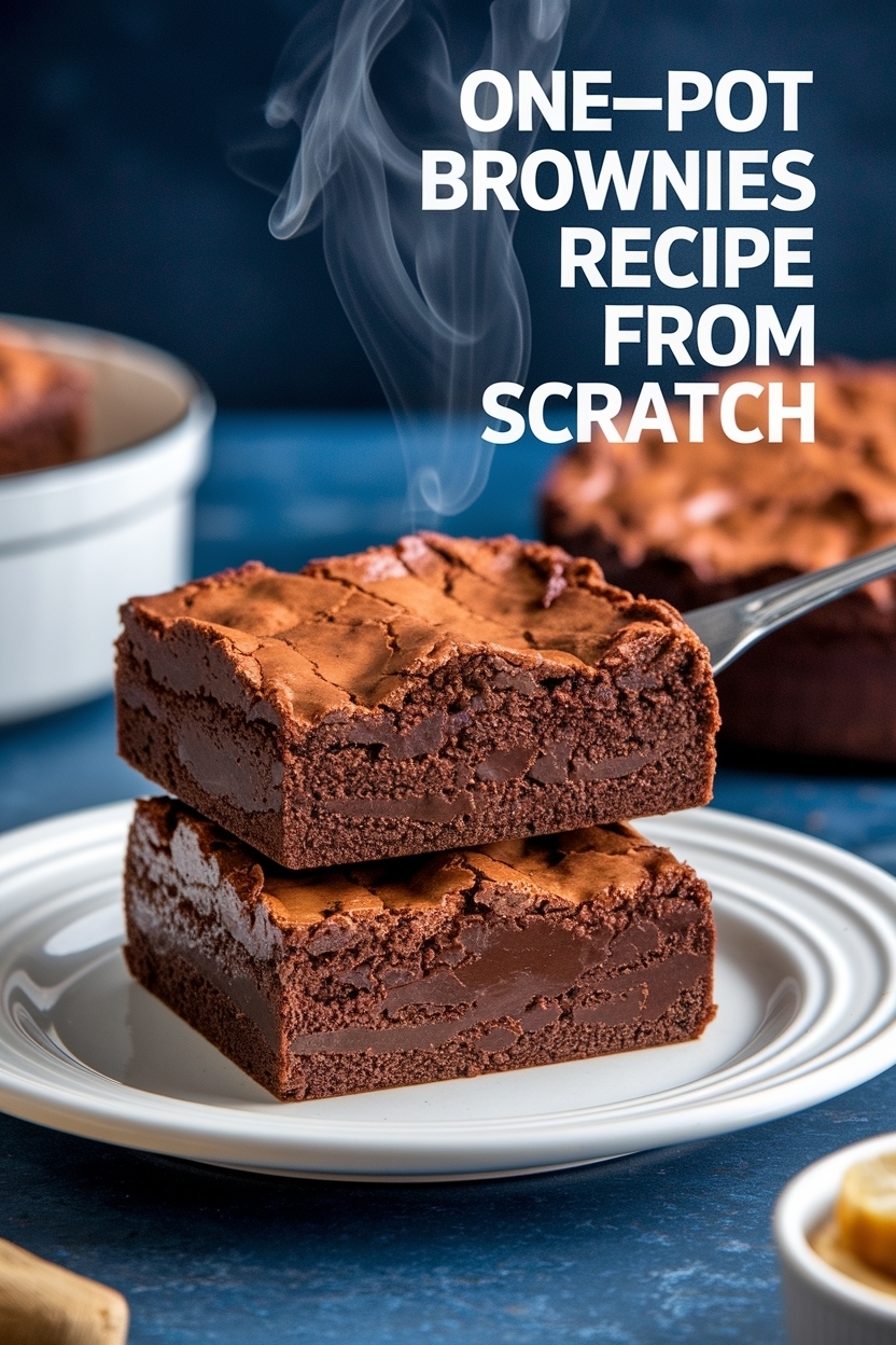 brownies recipe fudgy from scratch